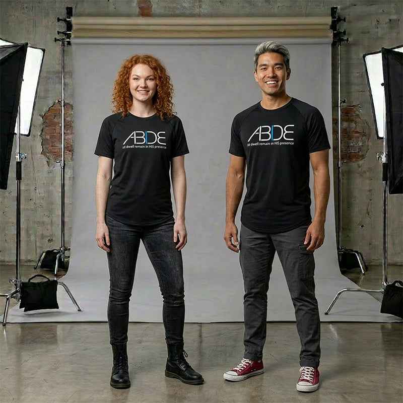 ABIDE (Sit - Dwell - Remain) - Black Bamboo Tee