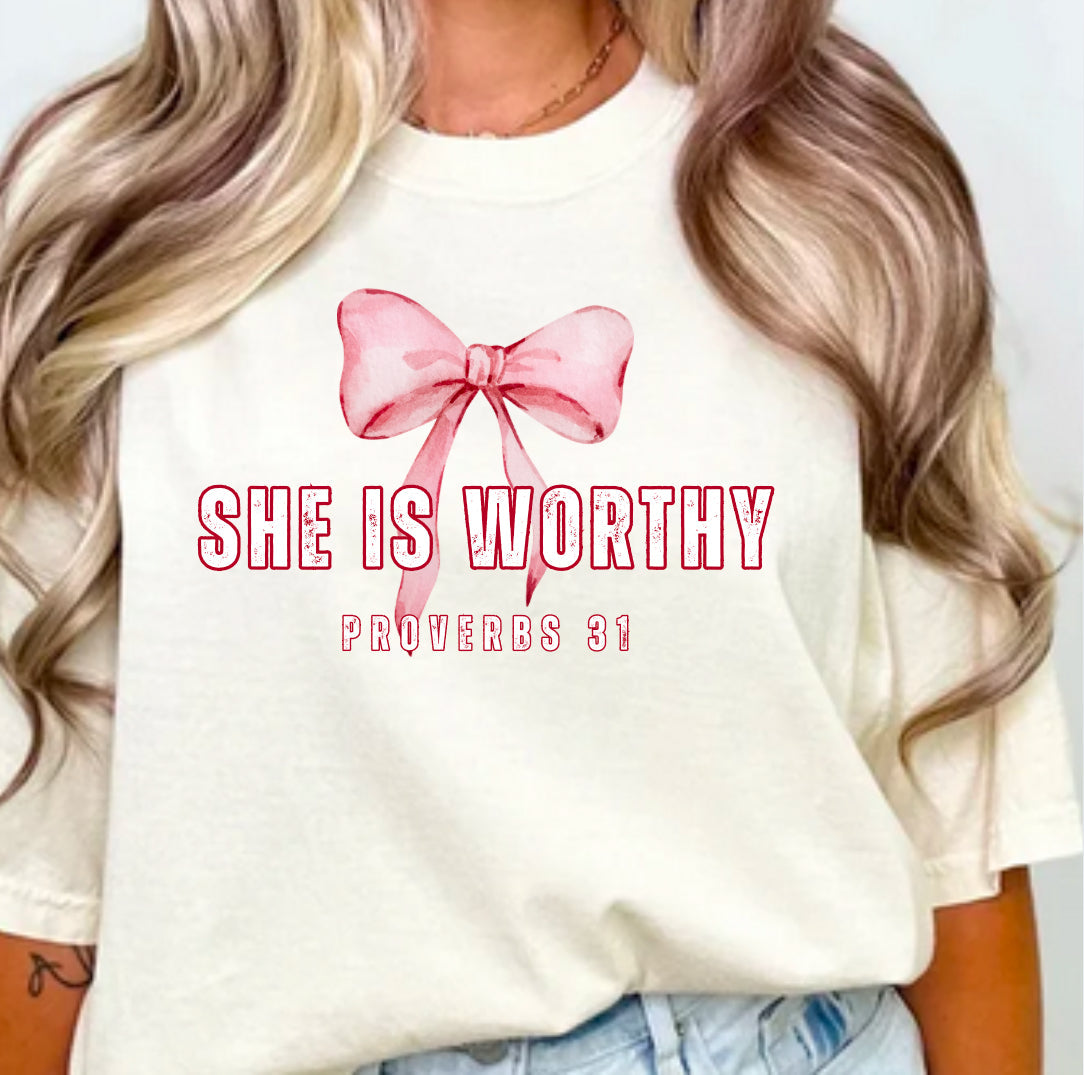 She Is Worthy Tee