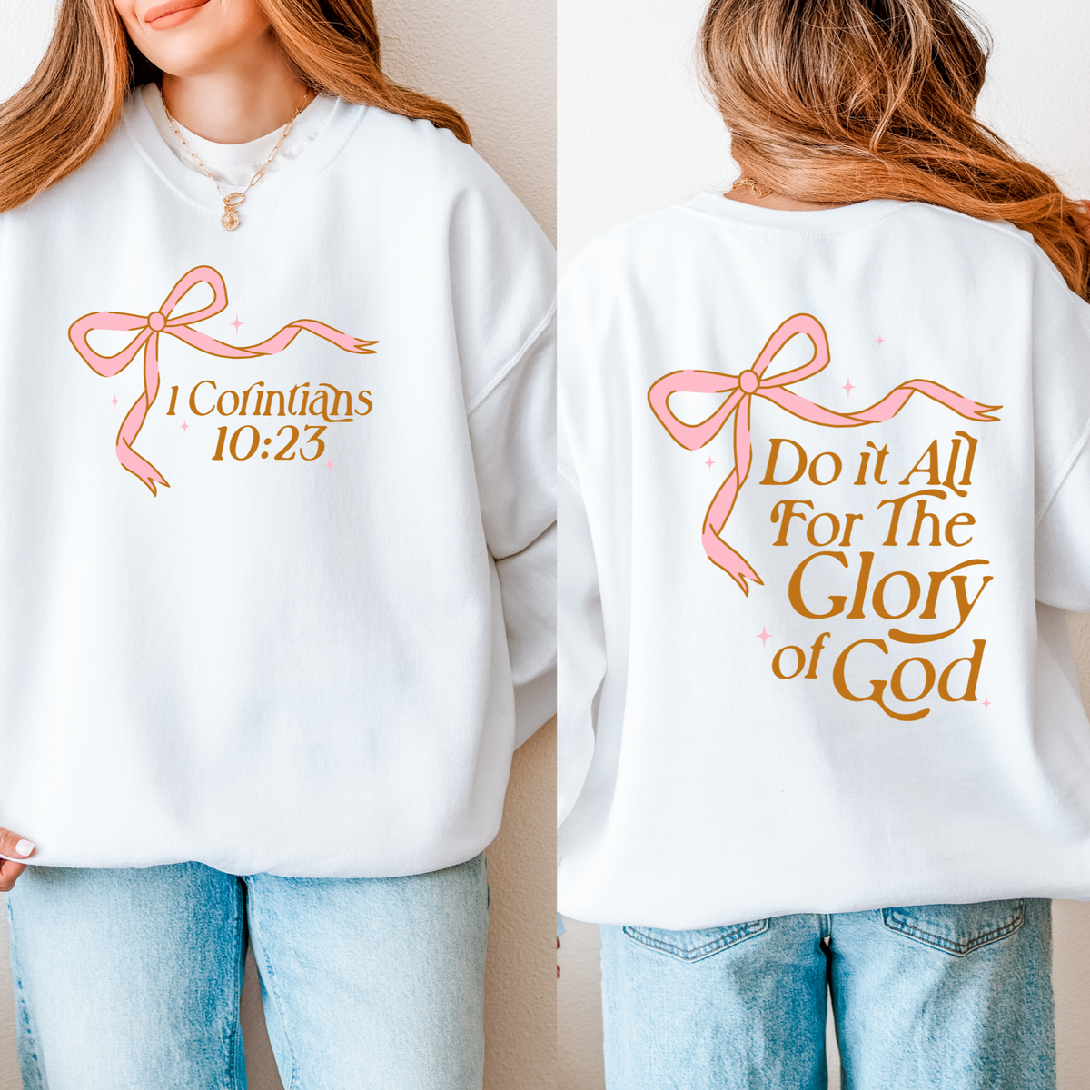Do It All for the Glory of God Sweatshirt | Faith-Based Christian Apparel